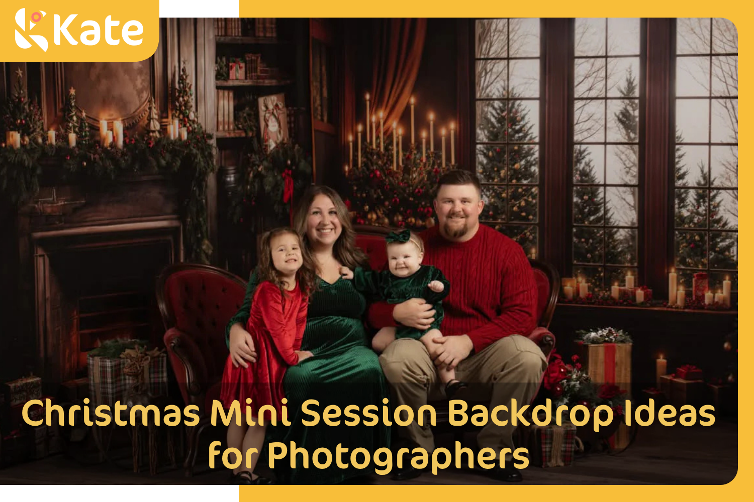Christmas mini sessions backdrop ideas