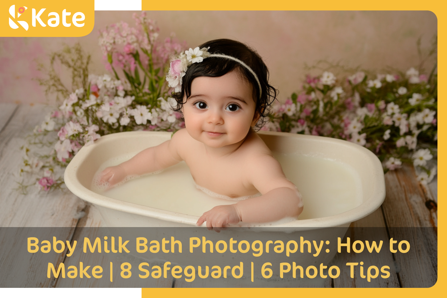 baby milk bath photo