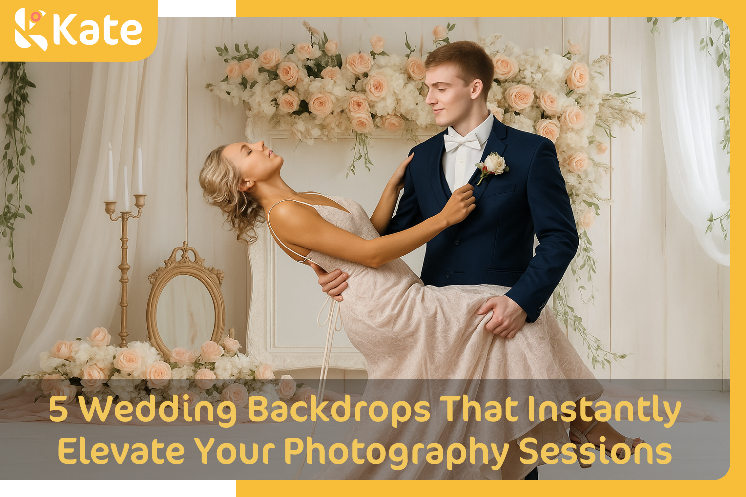 5 Wedding Backdrops That Instantly Elevate Your Photography Sessions