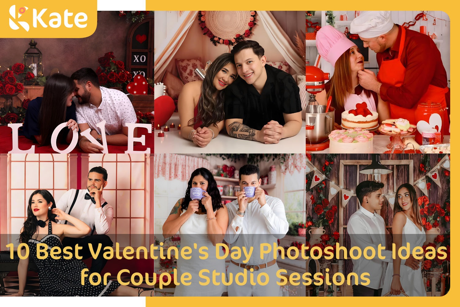 Valentine's Day Photoshoot Ideas for Studio Sessions
