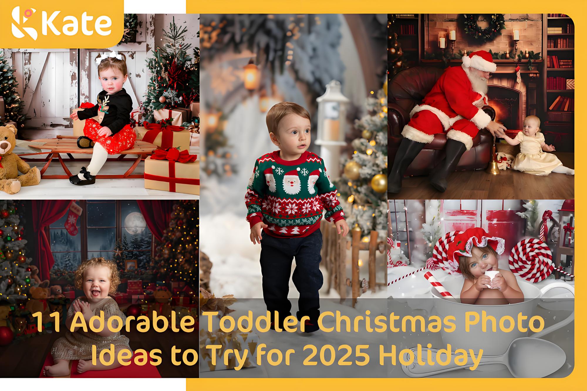 11 Adorable Toddler Christmas Photo Ideas to Try for 2025 Holiday