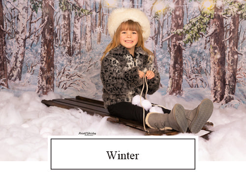 Winter Snow Backdrop
