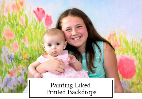 Painting Liked Printed backdrop
