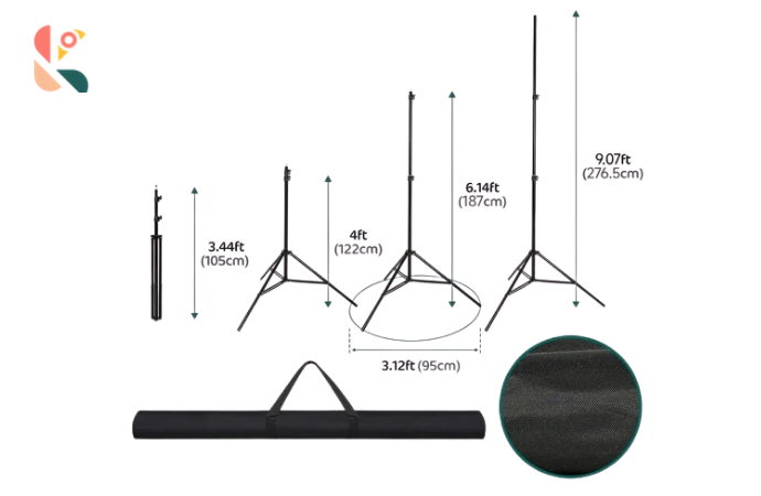 Adapatable backdorp stand