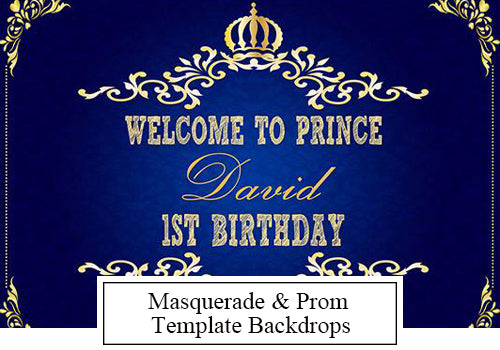 Birthday/Masquerade/Prom Template backdrops