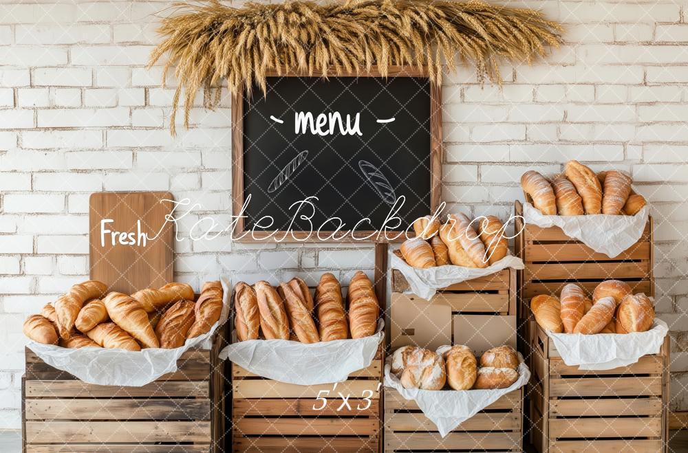 Kate Bakery Bread Rustic Stand Backdrop Designed by Patty Roberts