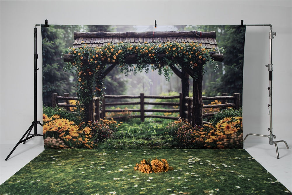 Valentine's Pink Candy House Foto Achtergrond Designed by Mini MakeBelieve