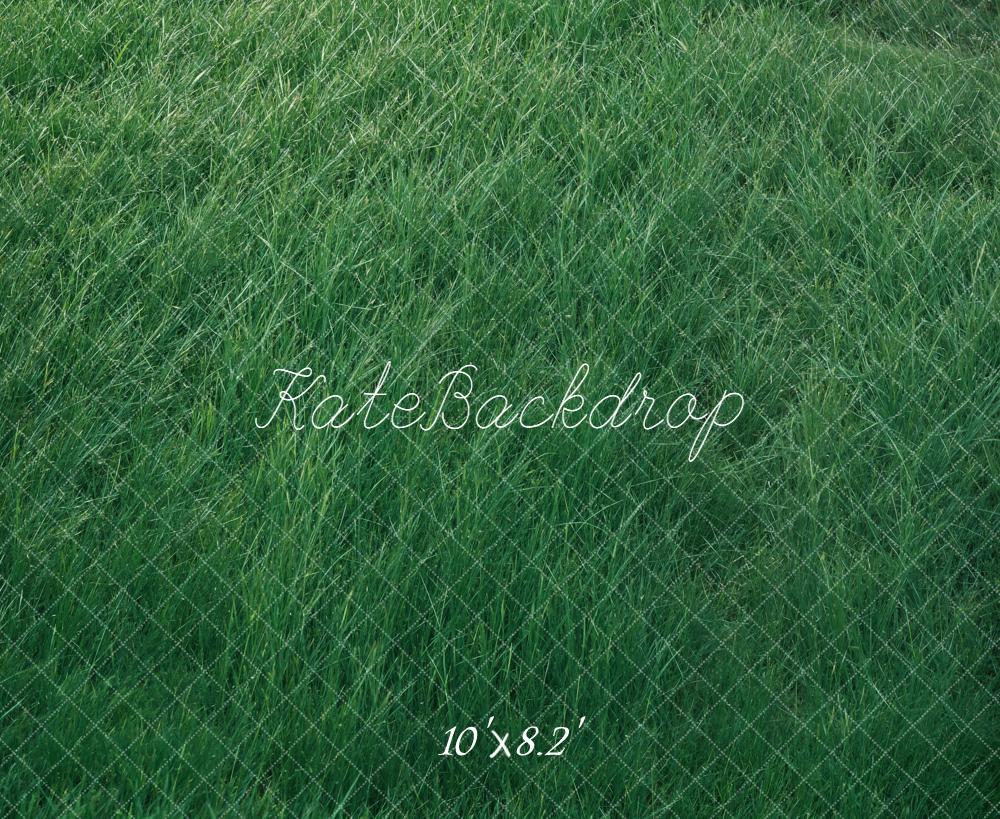 Kate Spring Dark Green Grass Field Floor Backdrop Designed by Kate Image