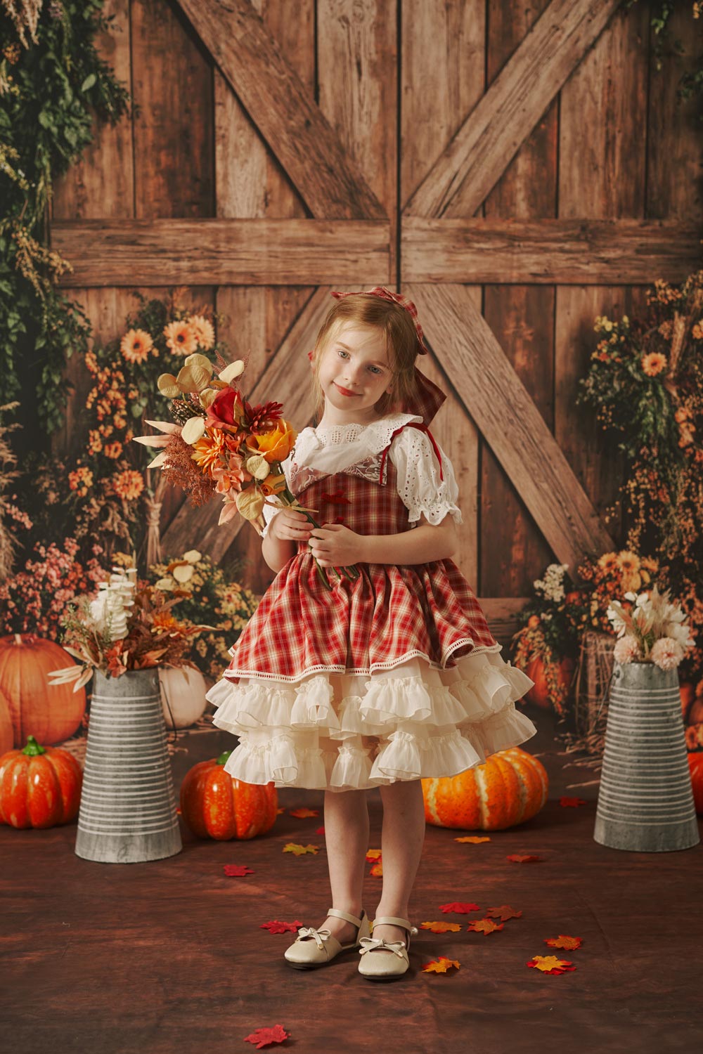 Kate Fall Barn Door Pumpkin Photo Kit