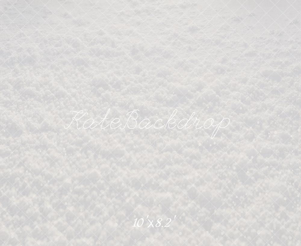 Kate Winter Snow Floor Printed Backdrop Designed by Emetselch