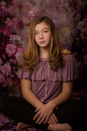 Katebackdrop鎷㈡綖Kate Fantasy Purple Flowers Valentines background for Photography