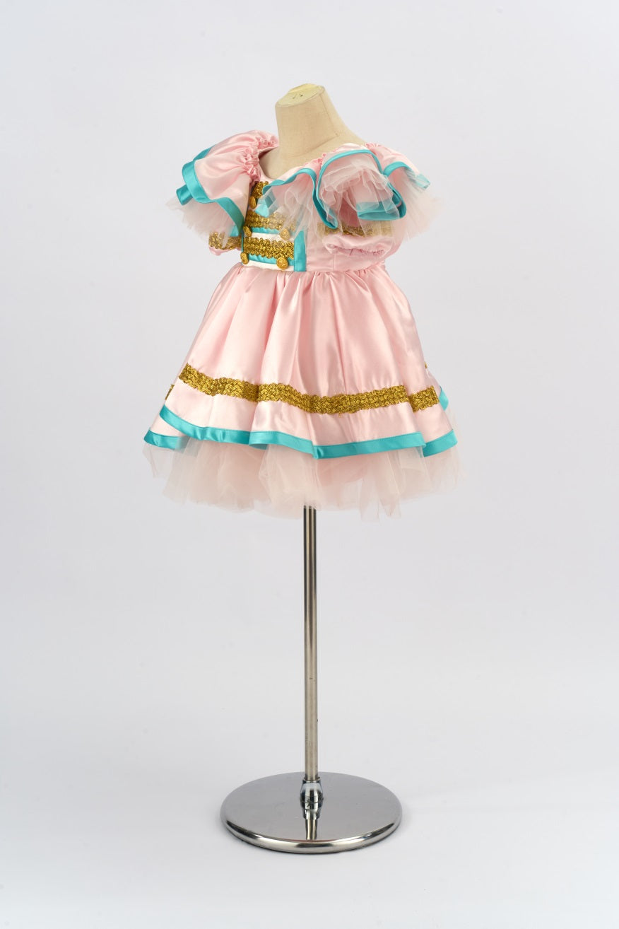 Vestido de niñas en color caramelo de cuento de hadas navideño para fotografía Designed by