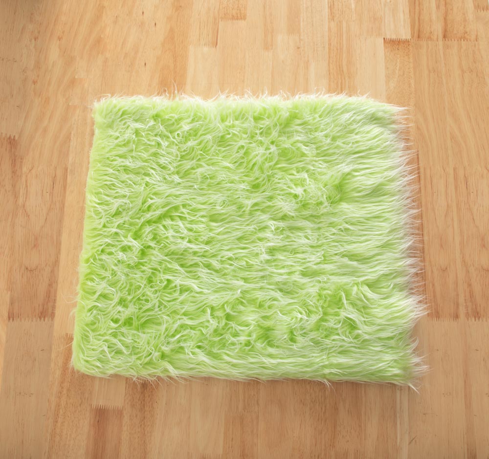 Kate Light Green Faux Fur Blanket Props for Baby Photography