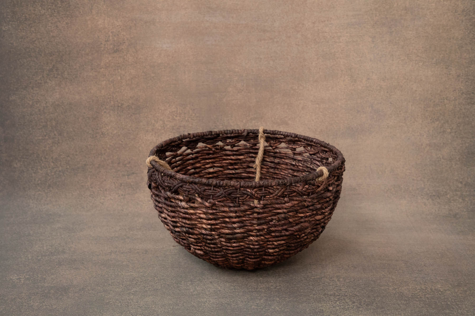 Cesta tejida de mimbre para niños Recién nacidos Requisitos de fotografía