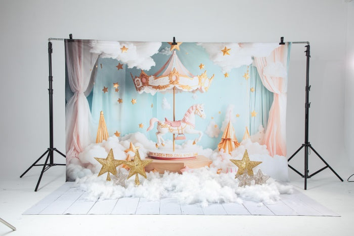 RTS Kate Cake Smash Birthday Circus Photo Kit Photography Backdrops&Props Themed Bundle