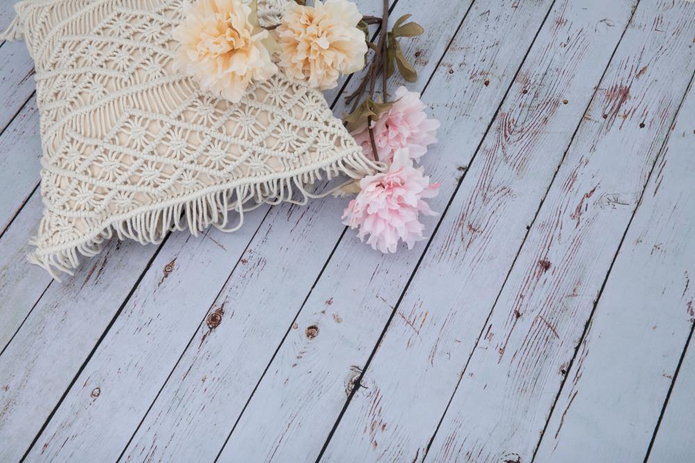 Tapete de Suelo de Madera y Goma Kate White RTS