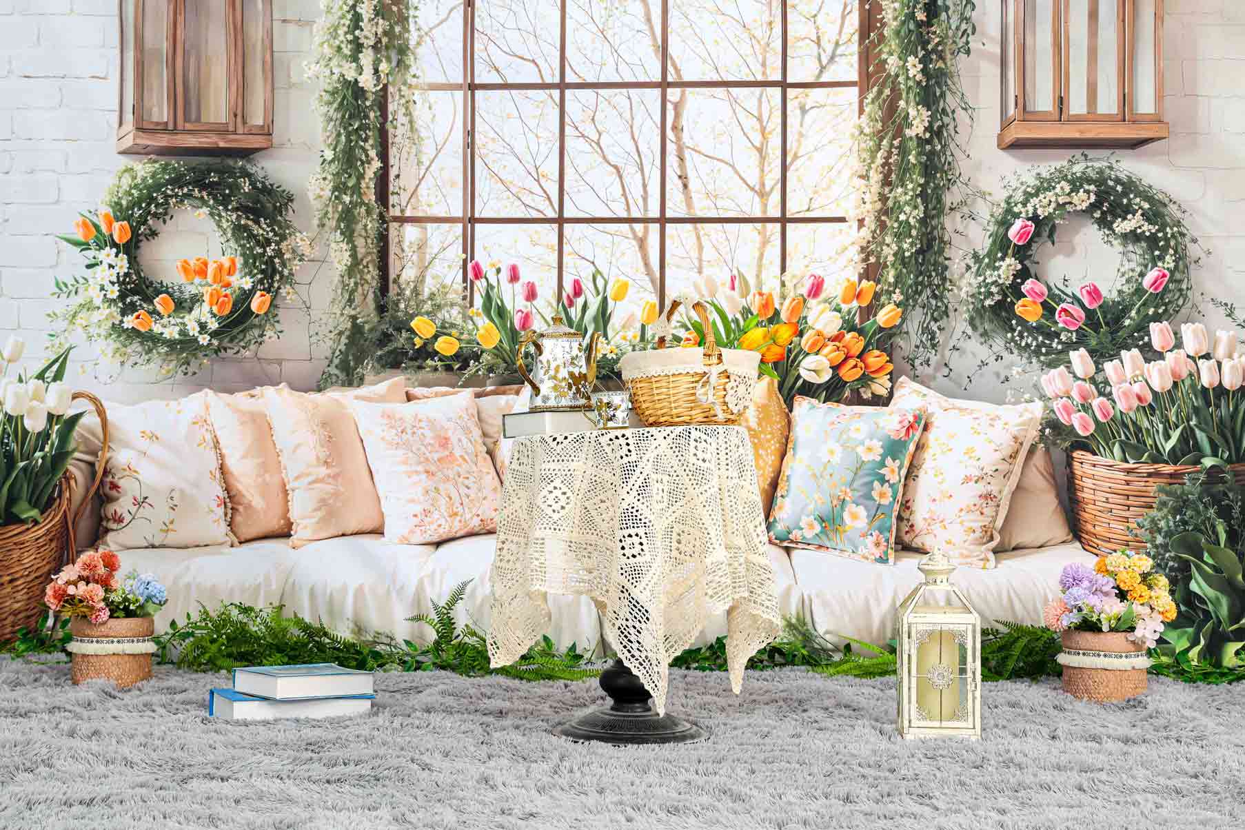 RTS Kate Soft PV Fur Rug for Photography (US ONLY)