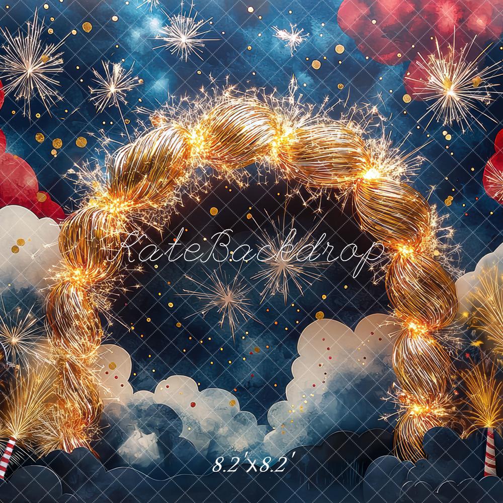 Kate Independence Day Fireworks Sparkler Arch Backdrop Designed by Mini MakeBelieve