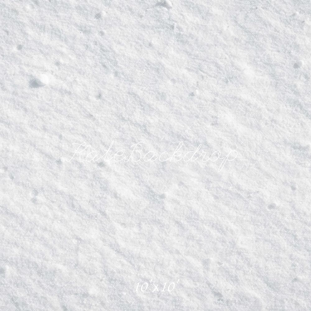 Kate Winter White Snow Printed Floor Backdrop Designed by Mini MakeBelieve