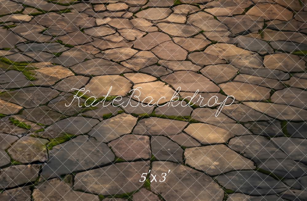 Brown Stone Pad Tegel Foto Achtergrond Designed by Kate Image