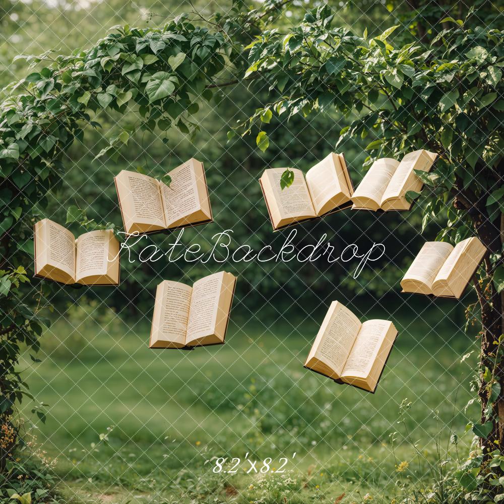 Kate Spring Book Arch Forest Backdrop Designed by Emetselch