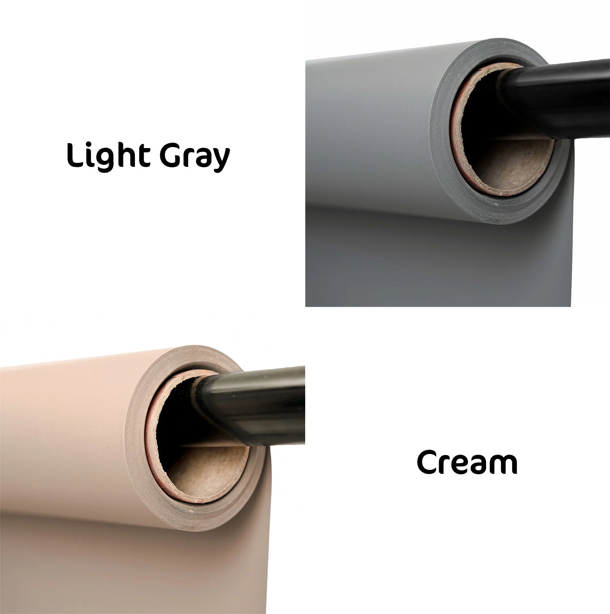 Kate Seamless Paper Backdrop Set (53"x33' & 53"x33') (US 2-5 Day Delivery)