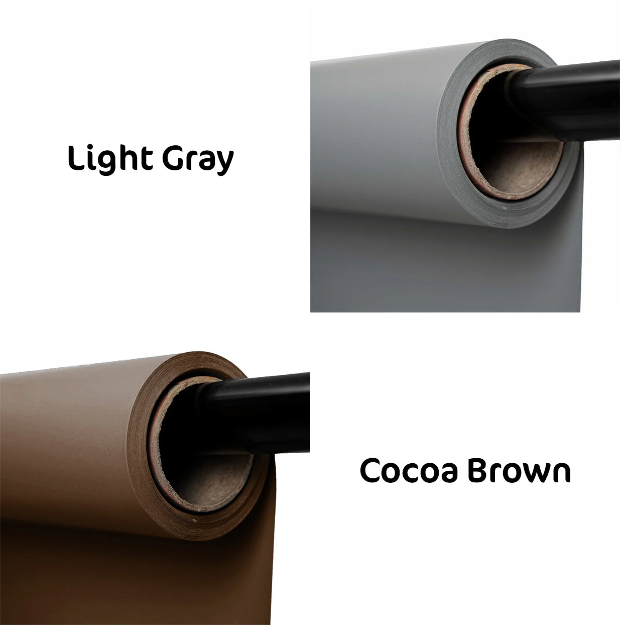 Kate Seamless Paper Backdrop Set (53"x33' & 53"x33') (US 2-5 Day Delivery)