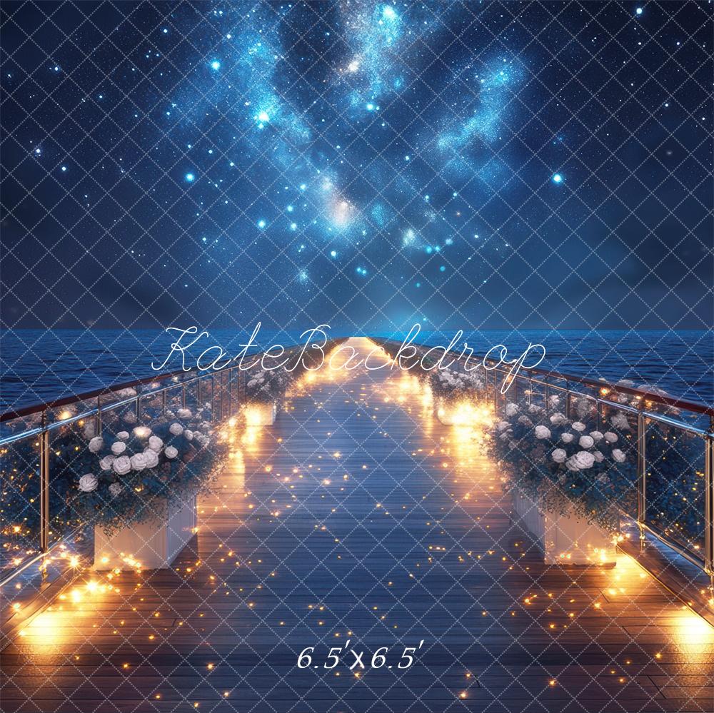 Kate Prom Pier Romantic Luxury Ship Backdrop Designed by Mini MakeBelieve