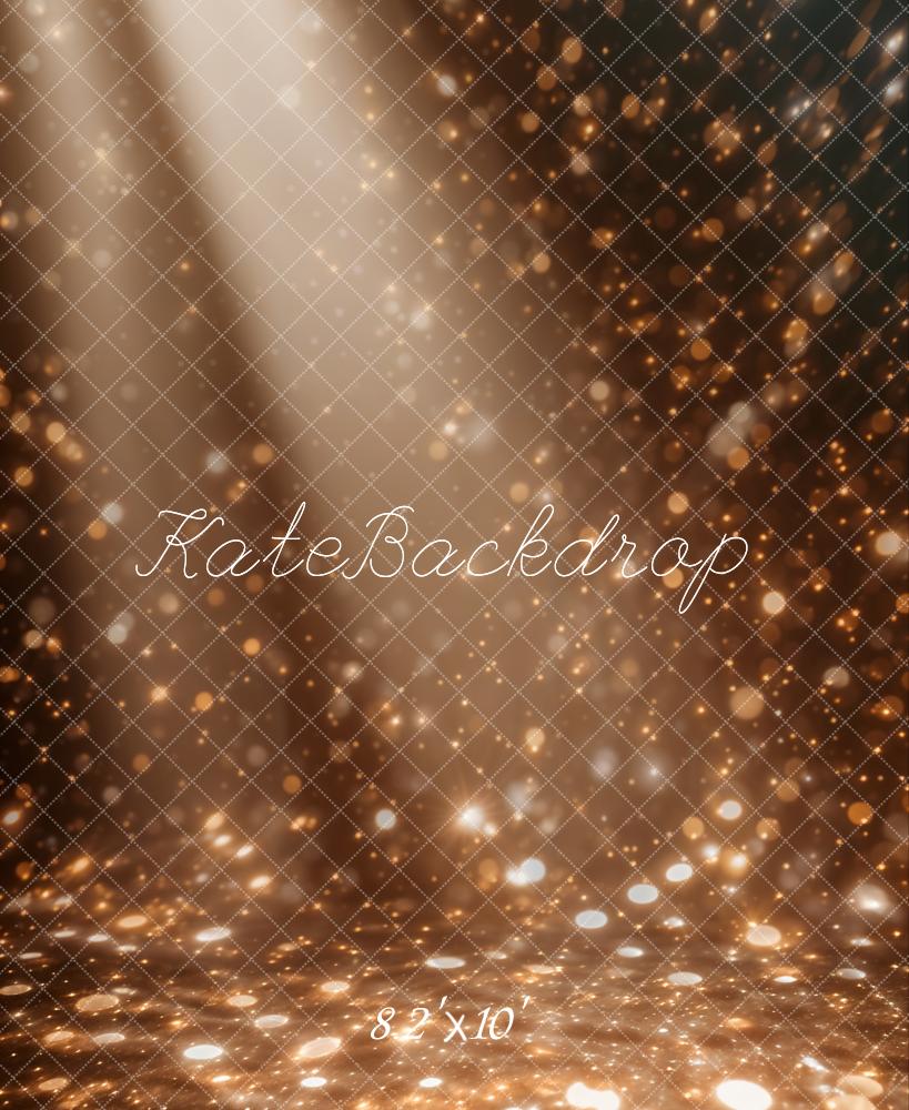 Fondo Bokeh Dorado Brillante Diseñado por Emetselch