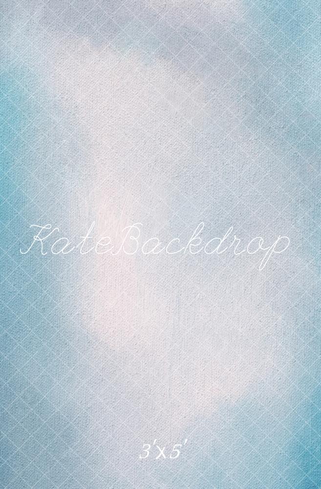 Kate Abstract Texture Blue Gradient Printed Portrait Headshot Backdrop Designed by Fantasyphotoart