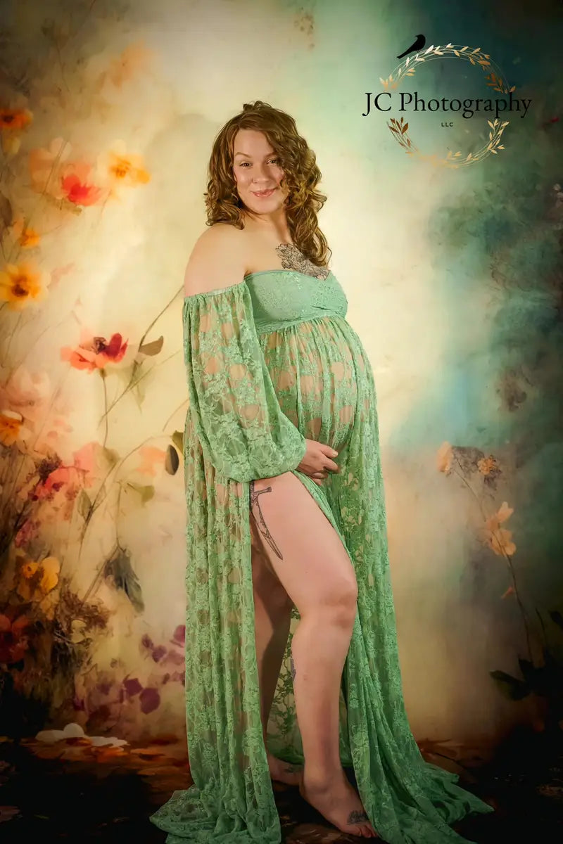 Kate Mystical Blooms Fine Art Backdrop Designed by Patty Robert