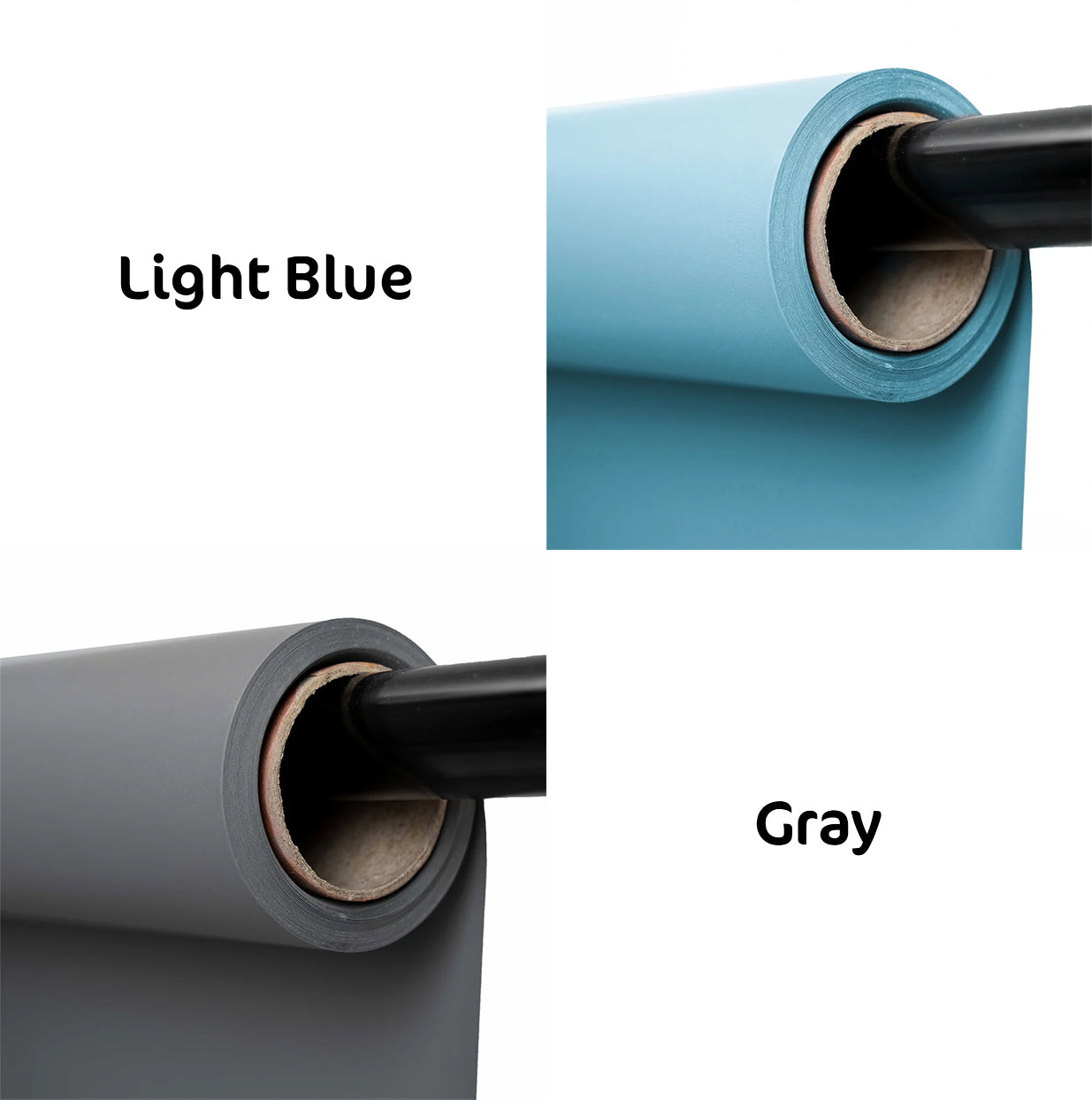 Kate Seamless Paper Backdrop Set (53"x33' & 53"x33') (US 2-5 Day Delivery)