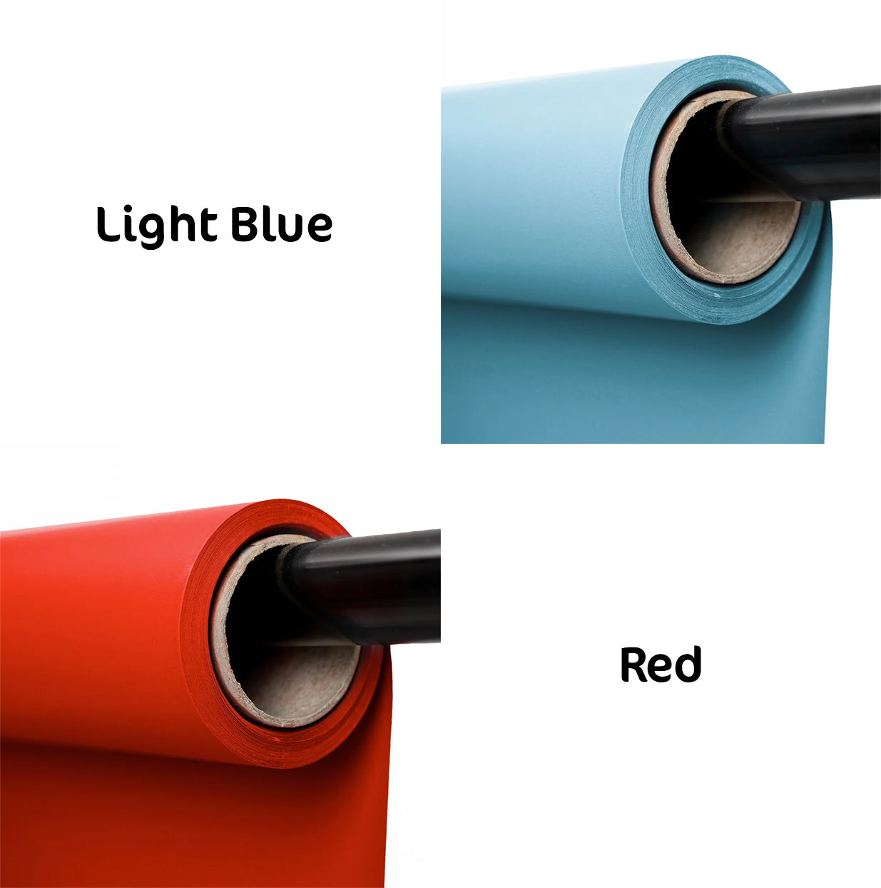 Kate Seamless Paper Backdrop Set (53"x33' & 53"x33') (US 2-5 Day Delivery)