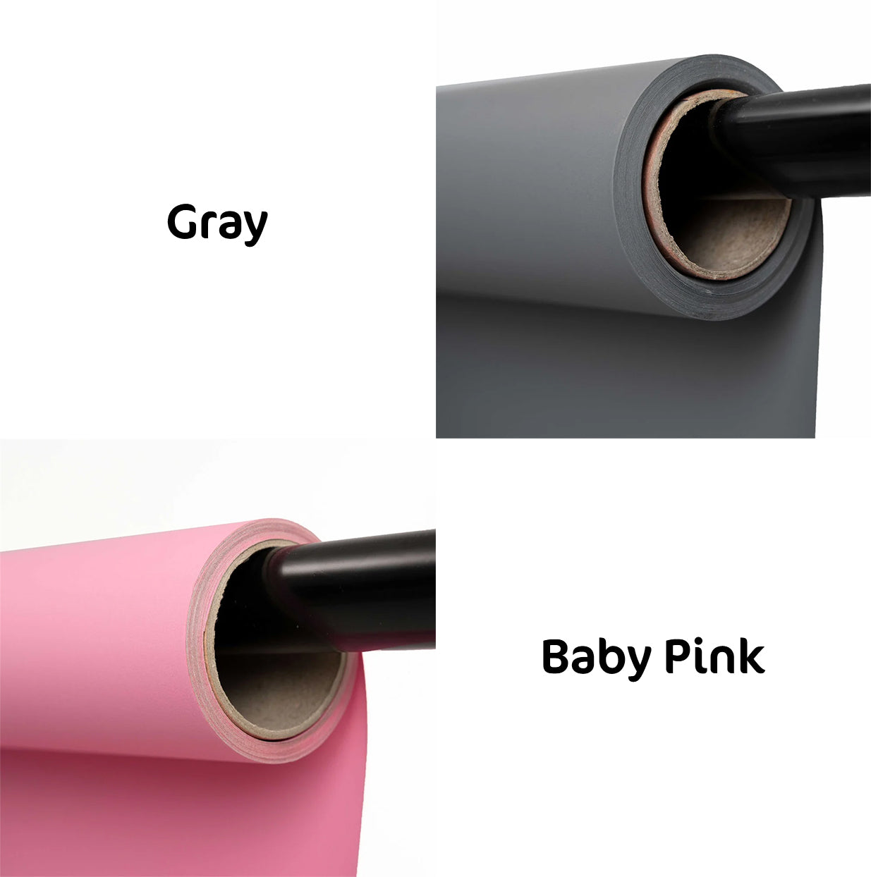 Kate Seamless Paper Backdrop Set (53"x33' & 53"x33') (US 2-5 Day Delivery)