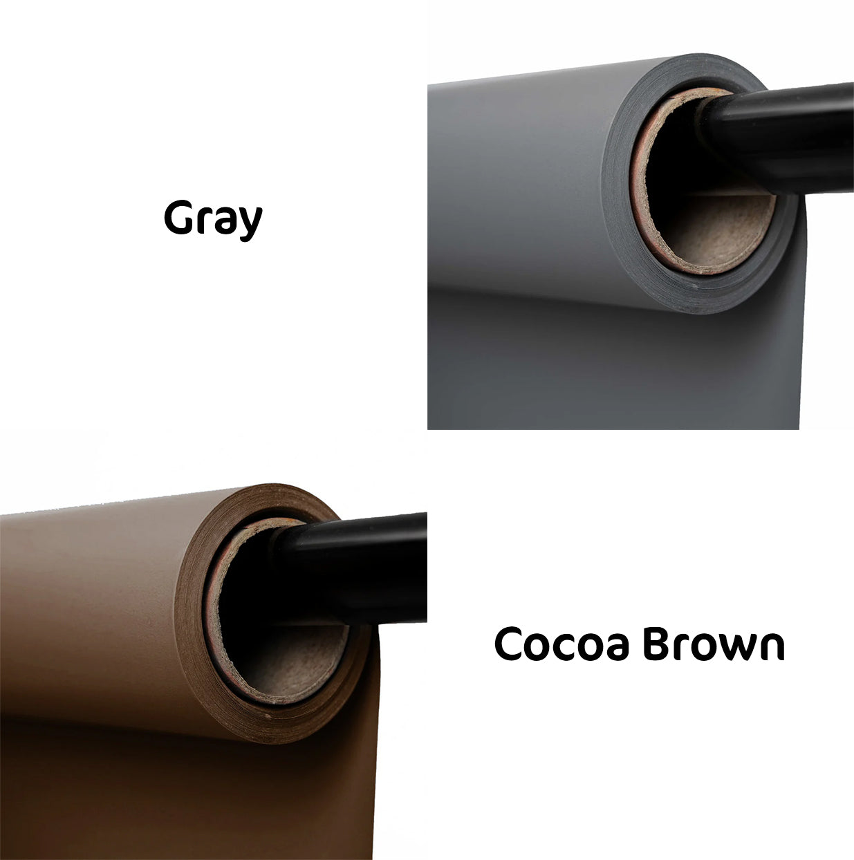 Kate Seamless Paper Backdrop Set (53"x33' & 53"x33') (US 2-5 Day Delivery)