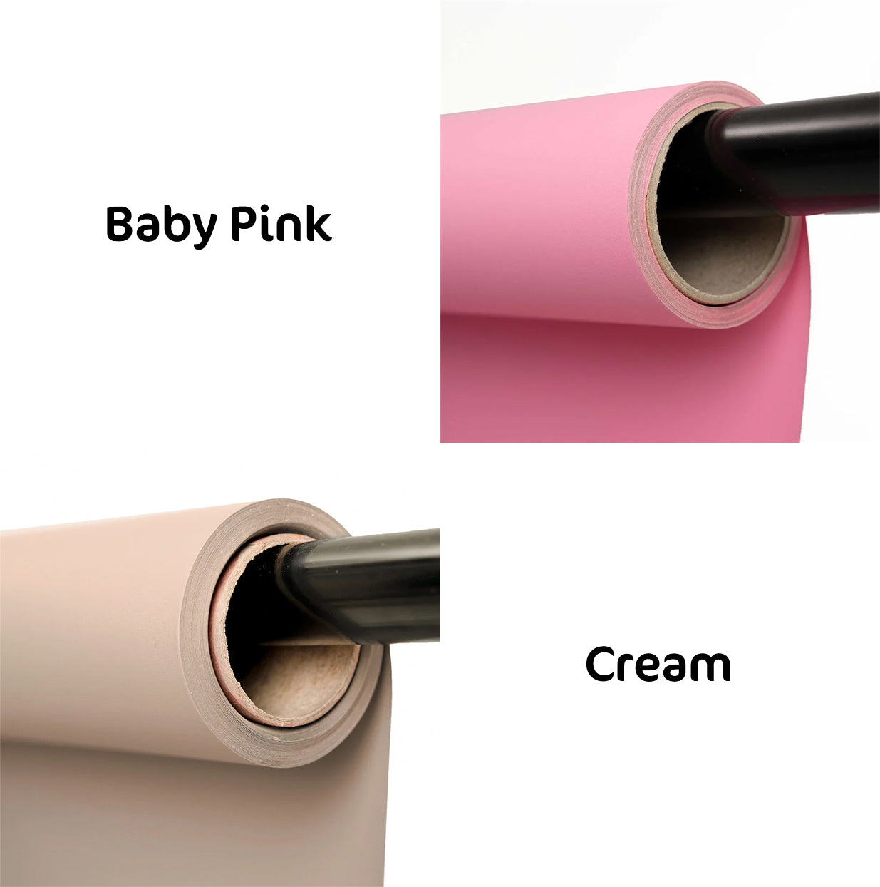 Kate Seamless Paper Backdrop Set (53"x33' & 53"x33') (US 2-5 Day Delivery)