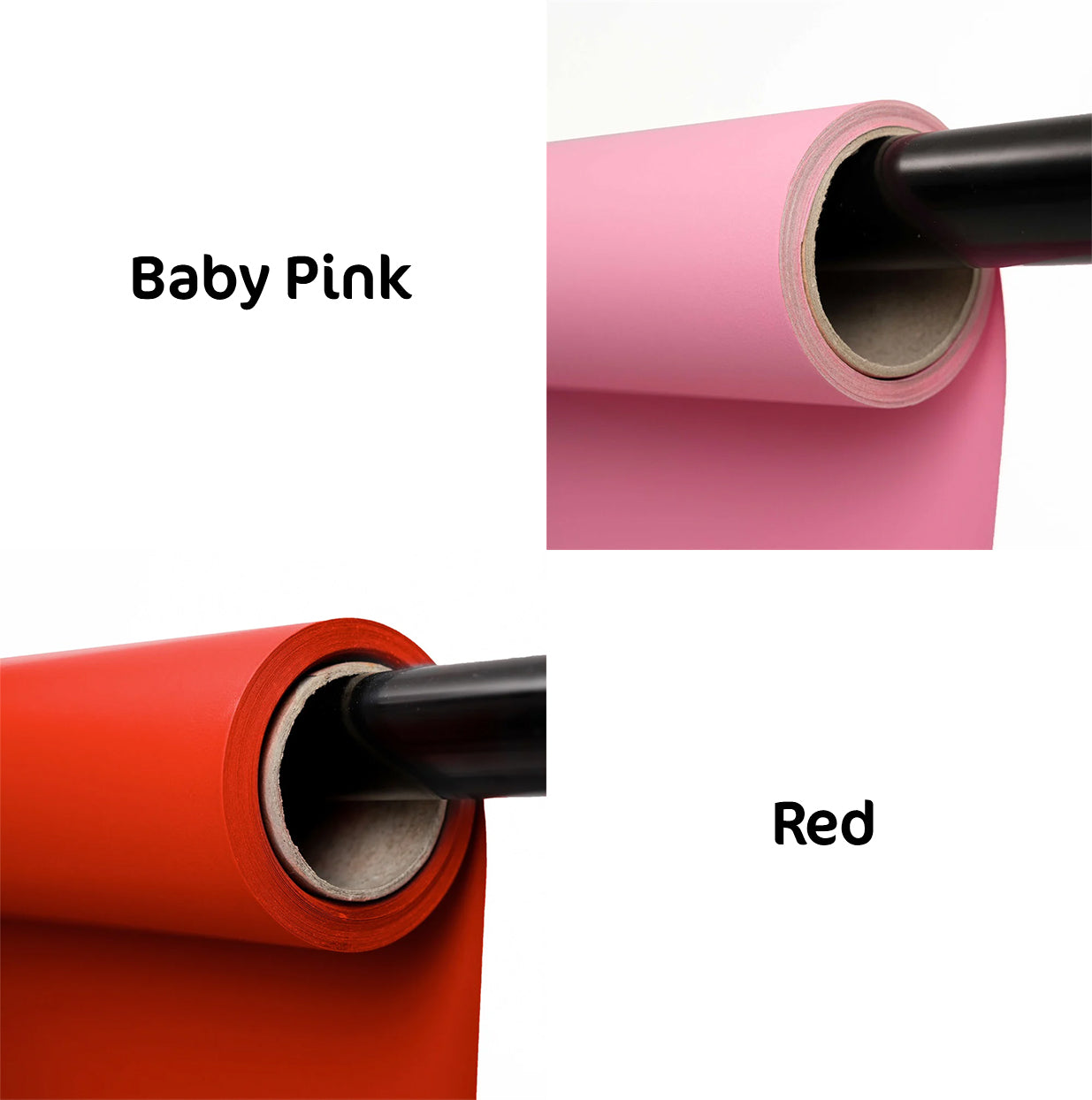 Kate Seamless Paper Backdrop Set (53"x33' & 53"x33') (US 2-5 Day Delivery)