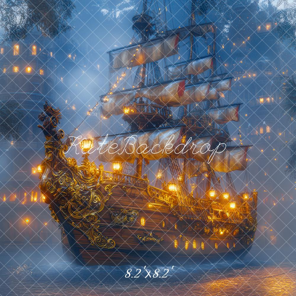 Kate Fantasy Pirate Ship Cave Adventure Backdrop Designed by Mini MakeBelieve