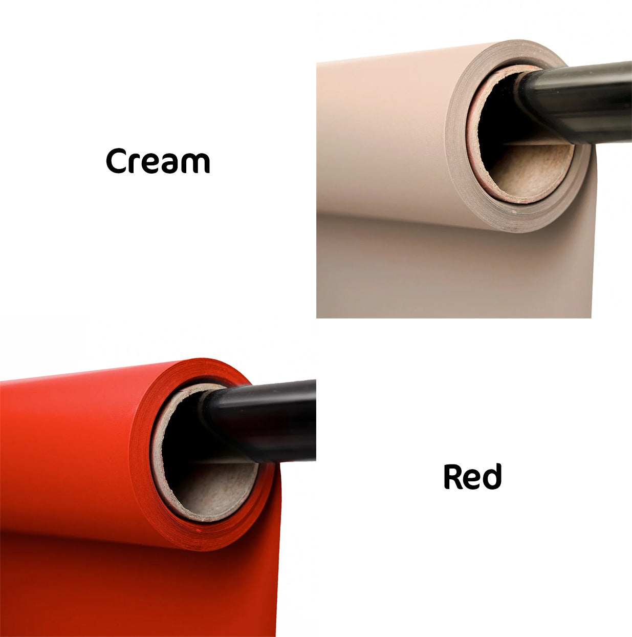 Kate Seamless Paper Backdrop Set (53"x33' & 53"x33') (US 2-5 Day Delivery)