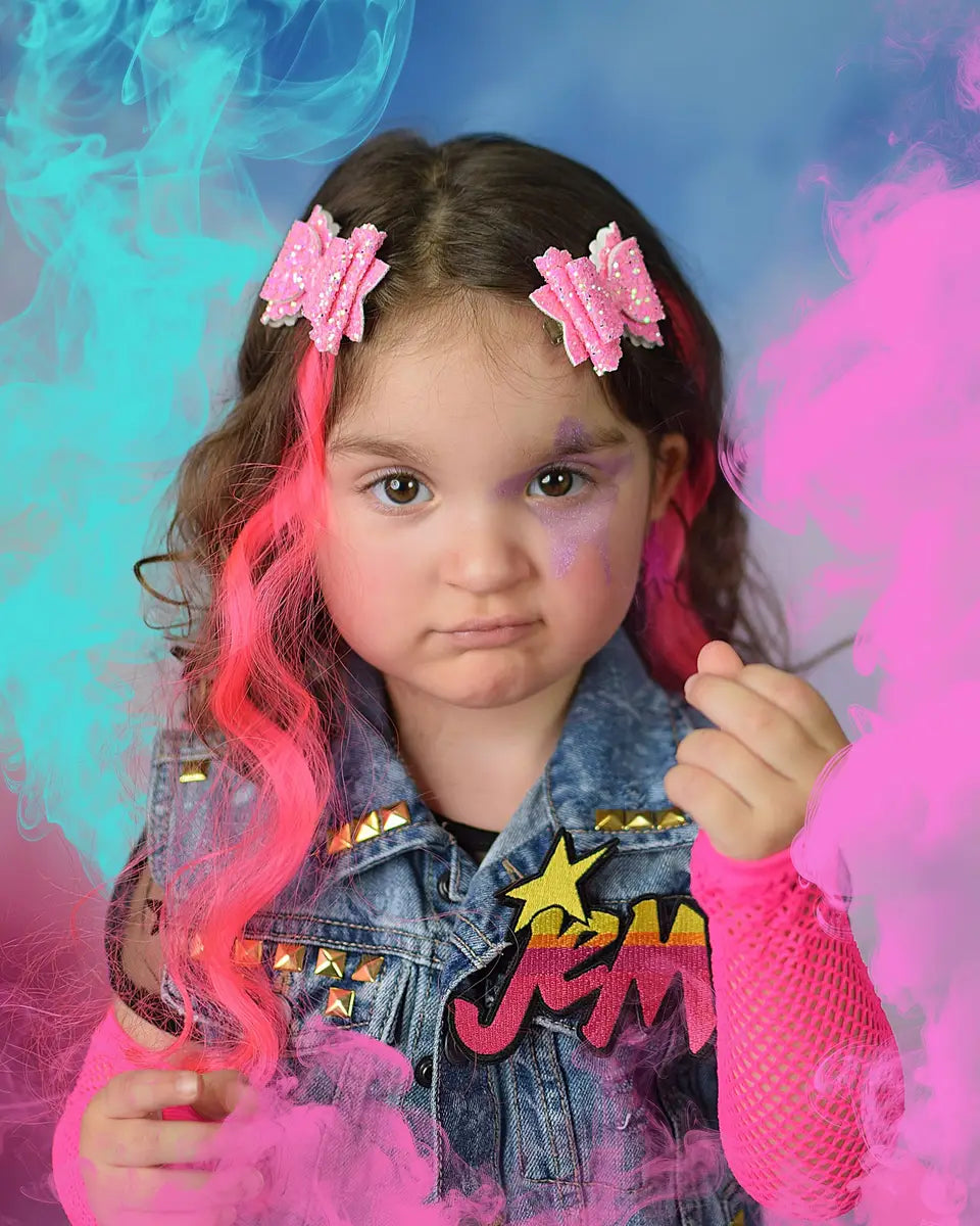 Fondo de escenario de iluminación de humo rosa diseñado por Emetselch