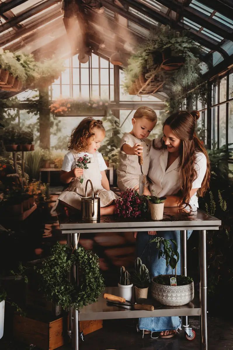 Kate Spring Greenhouse Backdrop Designed by Abbas Studio