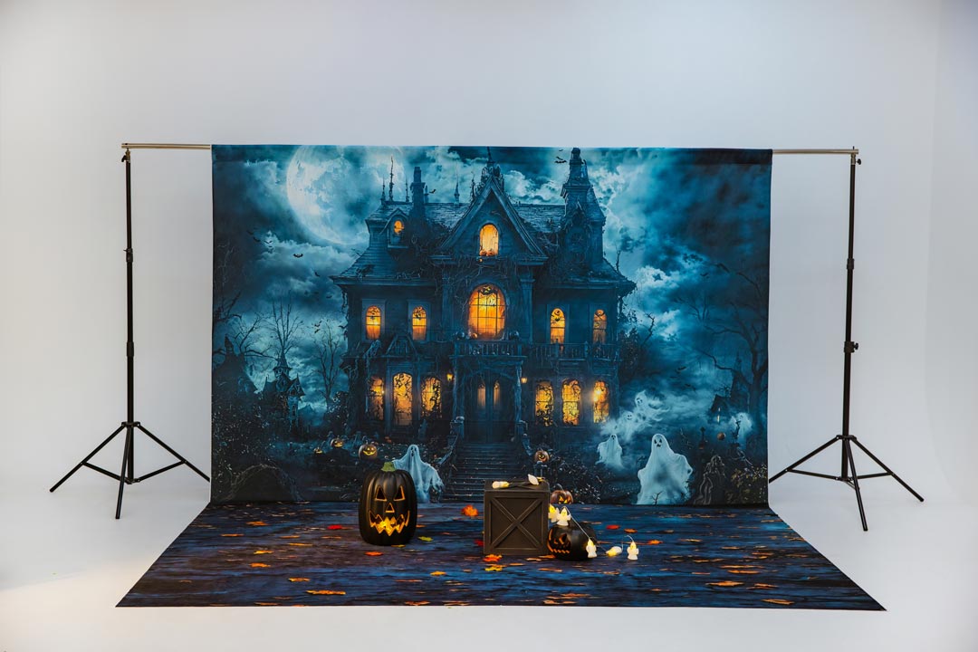 RTS Kate Halloween Dark Castle Photo Kit Photography Backdrops&Props Themed Bundle