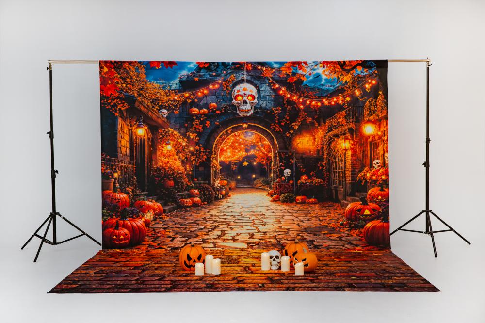 Valentine's Pink Candy House Foto Achtergrond Designed by Mini MakeBelieve