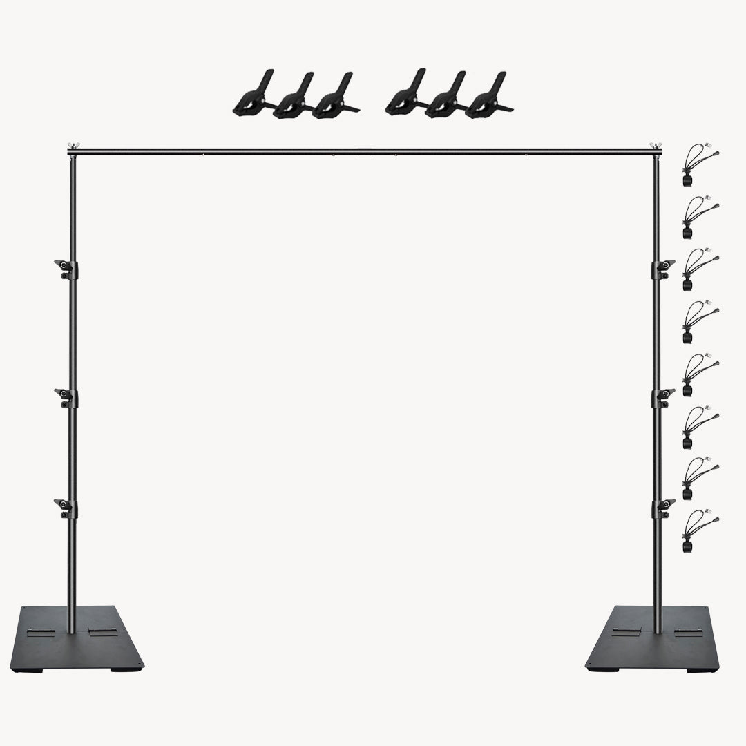 Kate Light-duty 10*8ft square base Adjustable Photographic Backdrop and Seamless Paper Display Stand