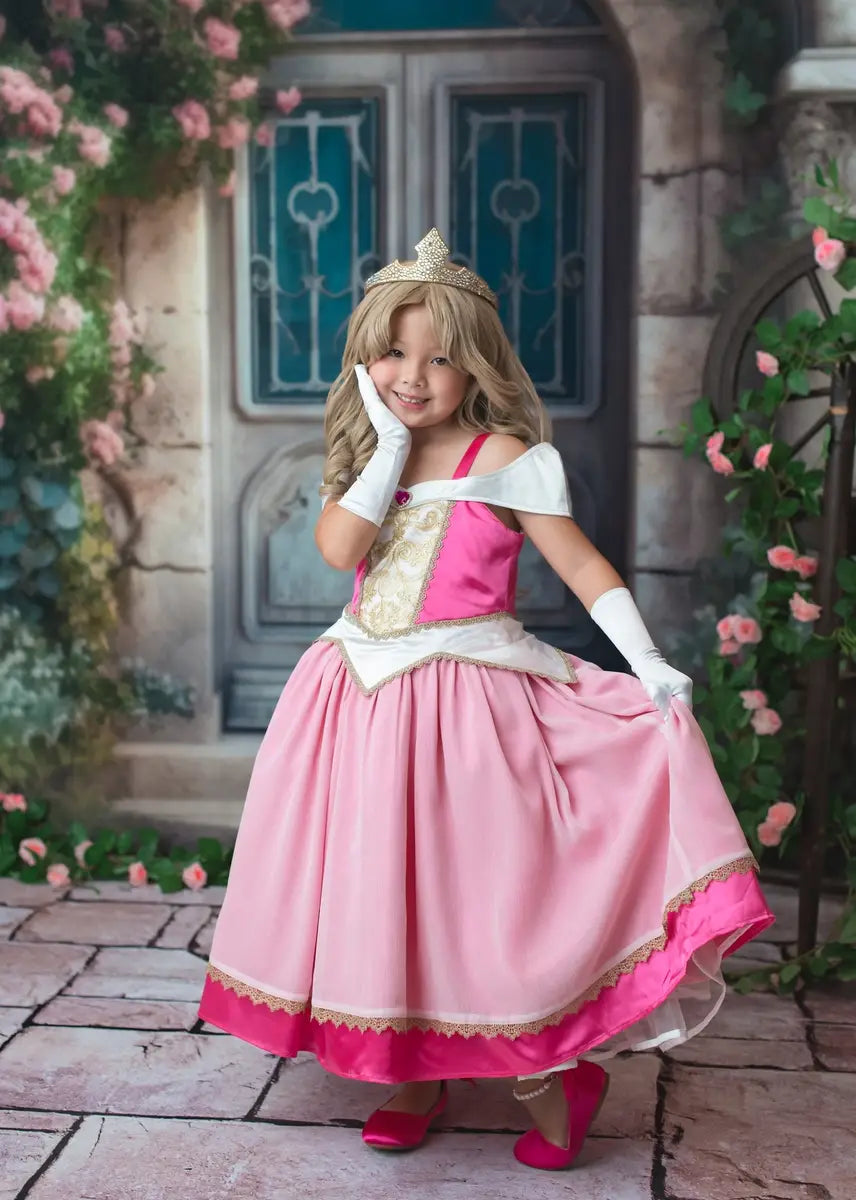 Kate Ornate Castle Door with Spring Flowers Backdrop Designed by Mandy Ringe Photography