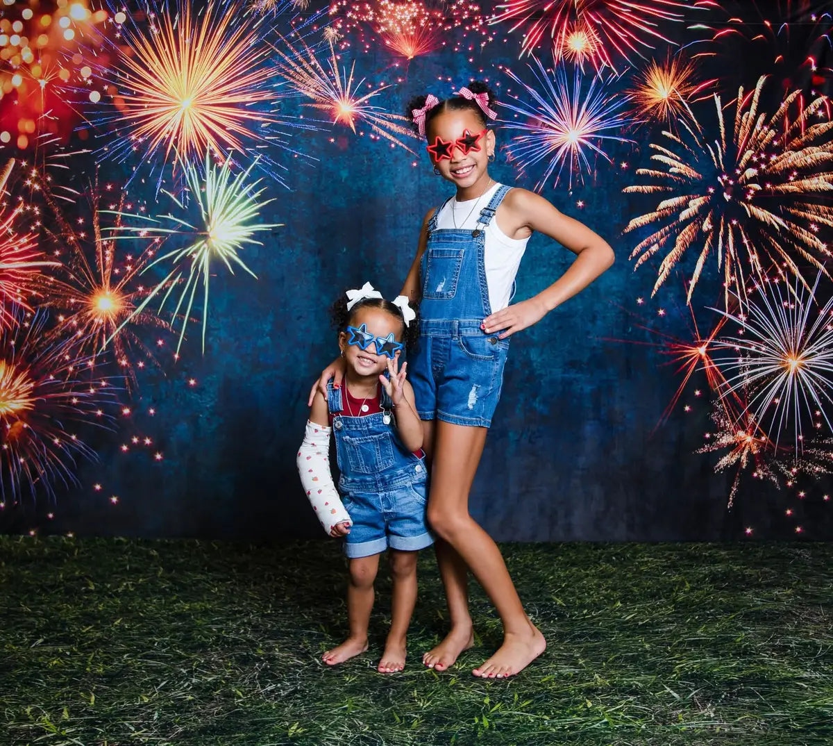Kate Independence Day / Happy New Year Firework Celebration Backdrop Designed By Mandy Ringe Photography