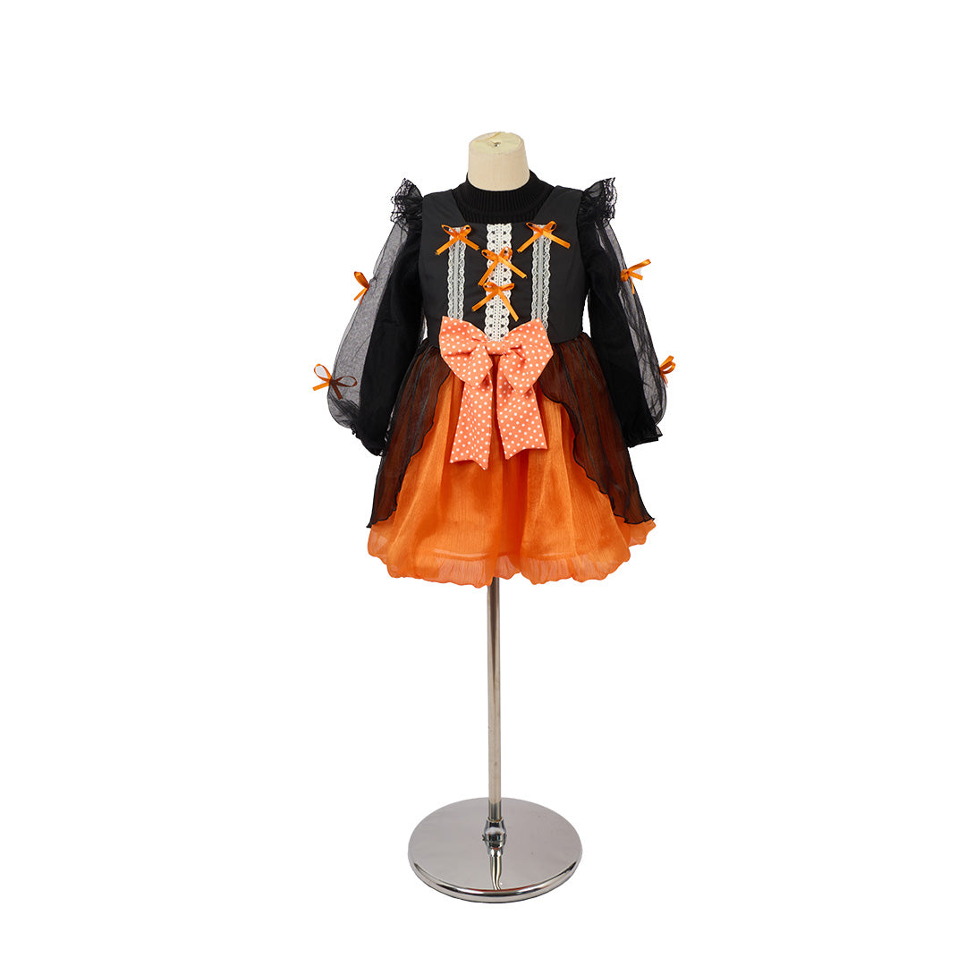 open lace back dress Amazon.com: Dress Up America Witch Costume for Kids- Halloween Girls Witch  Costume main image 0