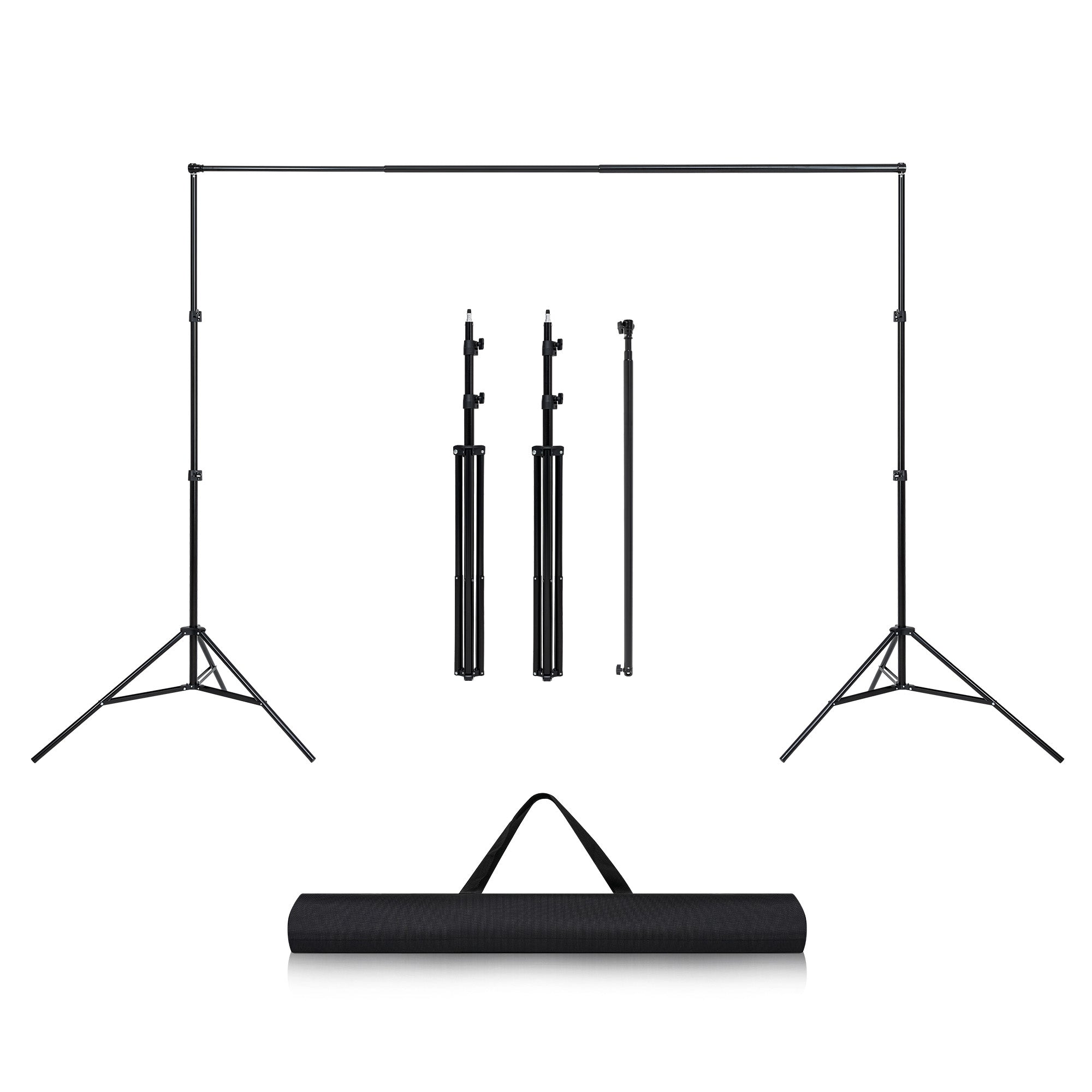 RTS Kate Equipment 10*8.6ft&10x10ft Black Aluminum Backdrops Stand (3cm Thick) (US ONLY)