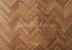 Kate Brown Herringbone Floor Printed Backdrop Designed by Kate Image