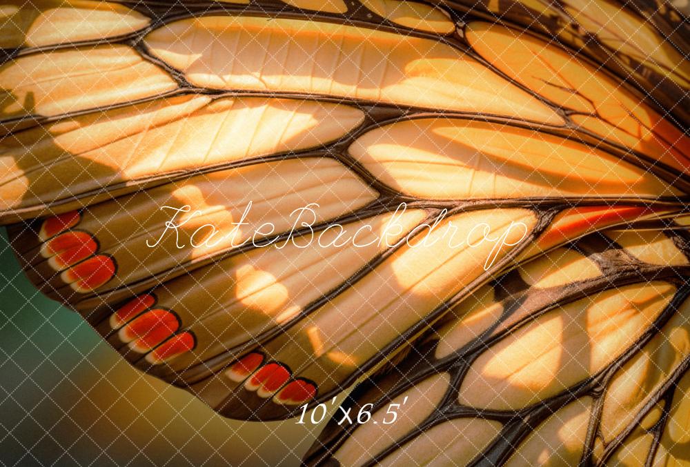 Fondo en primer plano de alas de mariposa diseñado por Emetselch